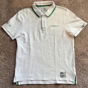 1973 Porsche Design White Polo with Green Trim